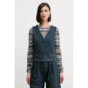 Twinset vestă jeans imagine