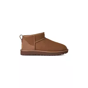 UGG cizme de zăpadă din piele întoarsă Classic Ultra Mini imagine