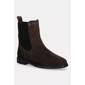 Tommy Hilfiger botine din piele întoarsă FLAG SUEDE CHELSEA BOOT imagine