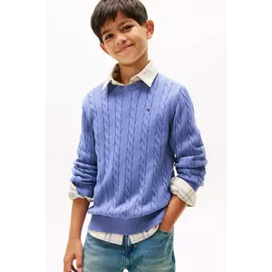 Tommy Hilfiger pulover de bumbac pentru copii imagine