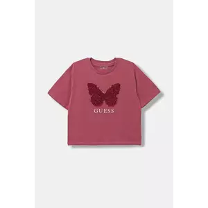 Guess tricou de bumbac pentru copii imagine