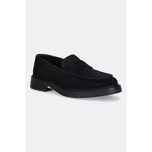 Tommy Hilfiger mocasini din piele întoarsă HILFIGER COMFORT LWT SDE LOAFER imagine