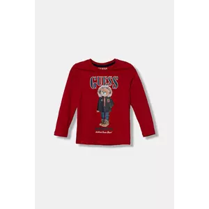 Guess longsleeve din bumbac pentru copii imagine