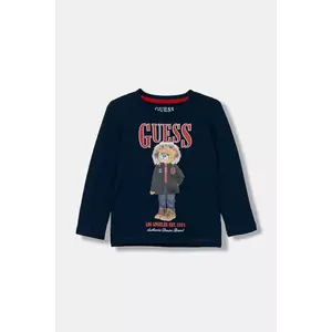 Guess longsleeve din bumbac pentru copii imagine