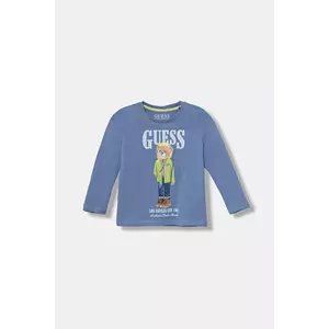 Guess longsleeve din bumbac pentru copii imagine