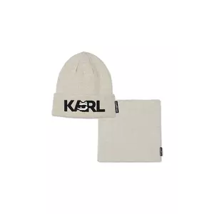 Karl Lagerfeld căciulă și fular din bumbac pentru copii imagine