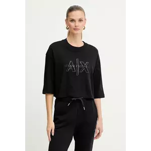 Armani Exchange tricou din bumbac imagine