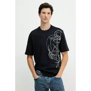 Armani Exchange tricou din bumbac imagine