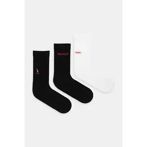 HUGO șosete 3-pack 3P QS EMBROIDERY CC imagine