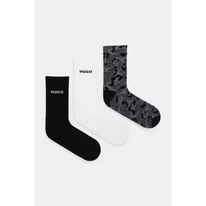 HUGO șosete 3-pack 3P QS RIB CAMO CC imagine