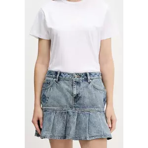 HUGO Blue fustă din denim Gaby_B imagine