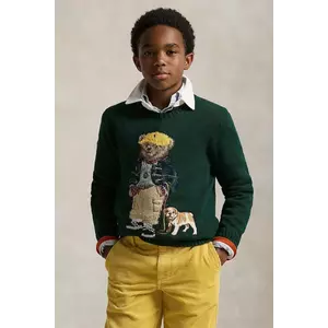 Polo Ralph Lauren pulover de bumbac pentru copii imagine