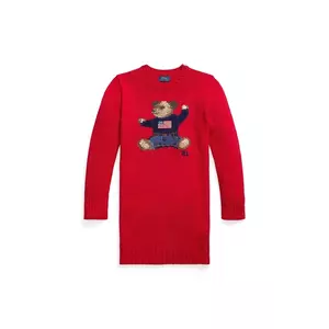 Polo Ralph Lauren rochie din bumbac pentru copii imagine