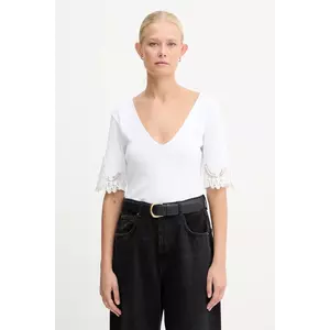 Twinset tricou din bumbac imagine