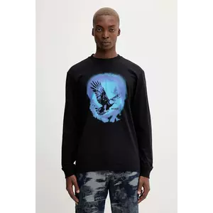 HUGO Blue longsleeve din bumbac Nagtox imagine