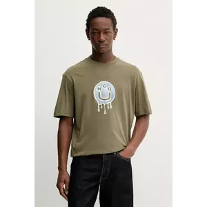 HUGO Blue tricou din bumbac Nedirix imagine