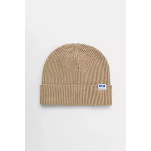 HUGO Blue pălărie din amestec de lână Xiav imagine