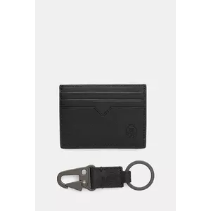 Tommy Hilfiger card holder din piele și breloc imagine