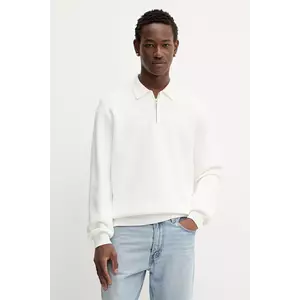 HUGO pulover de bumbac San Pauley-C imagine