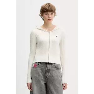 Guess Jeans cardigan cu amestec de mătase imagine