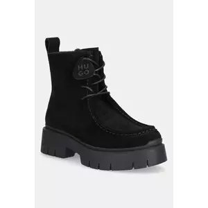 HUGO cizme din piele intoarsa Kris imagine