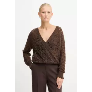 Twinset pulover cu adaos de mohair imagine