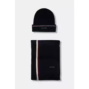 Tommy Hilfiger pălărie și eșarfă din lână imagine