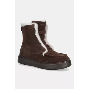 Twinset botine din piele întoarsă imagine