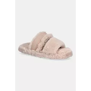 Tommy Hilfiger papuci de casă HILFIGER FUR SLIPPER imagine