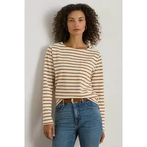 Lauren Ralph Lauren longsleeve din bumbac imagine