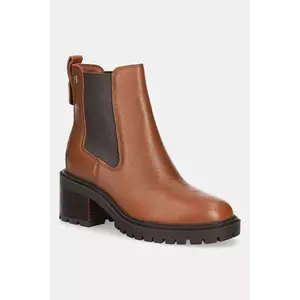 Tommy Hilfiger ghete chelsea de piele TH LEATHER CHELSEA CLEATED HEEL imagine