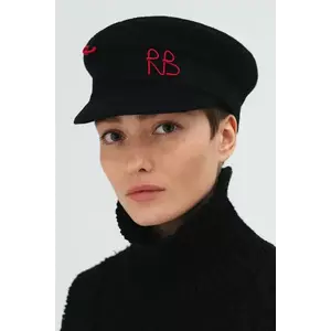 Ruslan Baginskiy beretă de lână Safety-pin Baker Boy Cap imagine