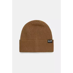 EA7 Emporio Armani căciulă din amestec de lână imagine