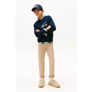 Tommy Hilfiger pantaloni de bumbac pentru copii imagine