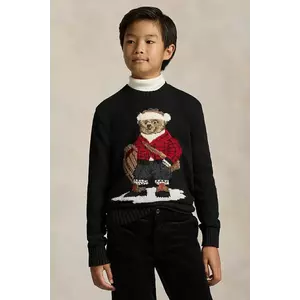 Polo Ralph Lauren pulover de bumbac pentru copii imagine