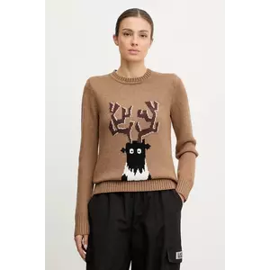 EA7 Emporio Armani pulover din amestec de lână imagine