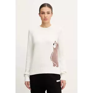 EA7 Emporio Armani pulover din amestec de lână imagine