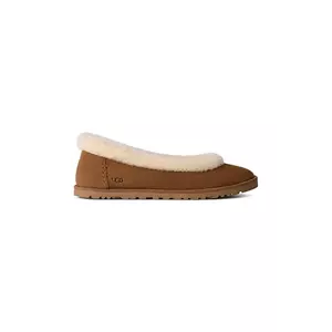 UGG balerini din piele întoarsă Zora Ballet Flat imagine