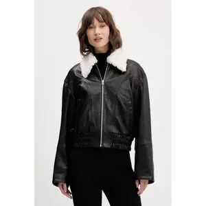 HUGO geacă de piele Limaos imagine