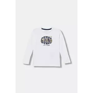 Guess longsleeve din bumbac pentru copii imagine