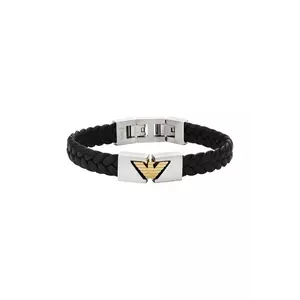 Emporio Armani brățară de piele imagine