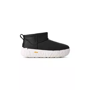 UGG cizme de zăpadă din piele întoarsă Cl Ultra Mini Wrap Tech Noir imagine