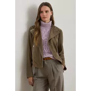 Lauren Ralph Lauren geacă biker de piele imagine