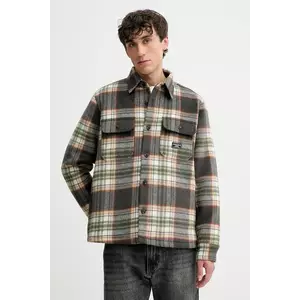 Guess Jeans jachetă din amestec de lână imagine