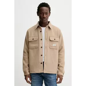 Guess Jeans jachetă din amestec de lână imagine