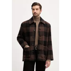 Tommy Hilfiger jachetă din amestec de lână imagine