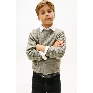 Tommy Hilfiger pulover de bumbac pentru copii imagine