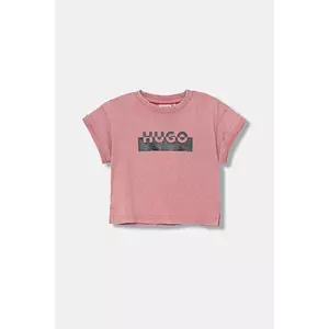 HUGO tricou de bumbac pentru copii imagine