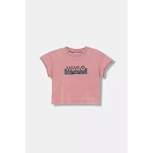 HUGO tricou de bumbac pentru copii imagine