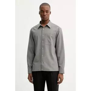 Calvin Klein cămașă din amestec de lână imagine